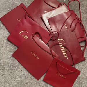 Cartier Luxurious Red Women's Bags